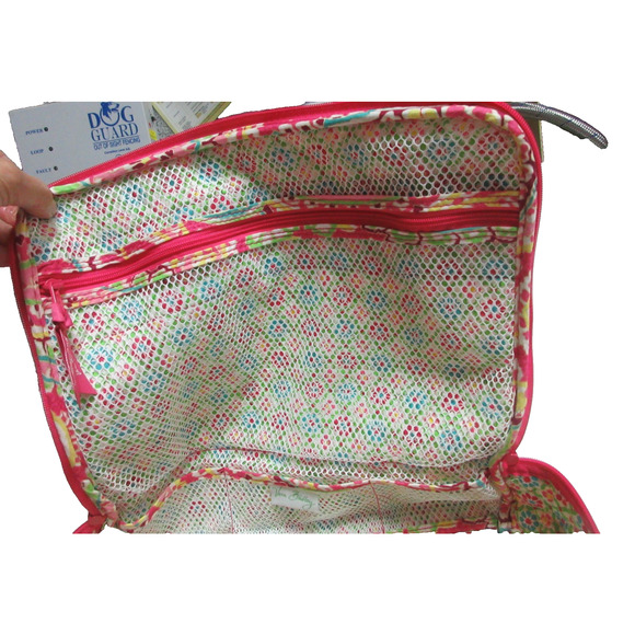 Vera Bradley Retired Rare Capri Melon Travel Bag Case Inside Pockets NEW Gift - Picture 5 of 9